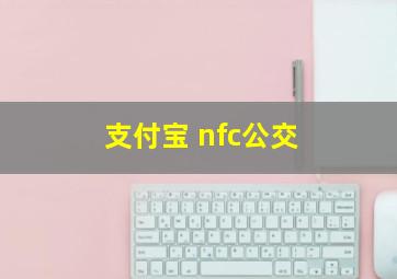 支付宝 nfc公交